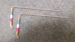 Pair of Diving L Rods for Dowsing 